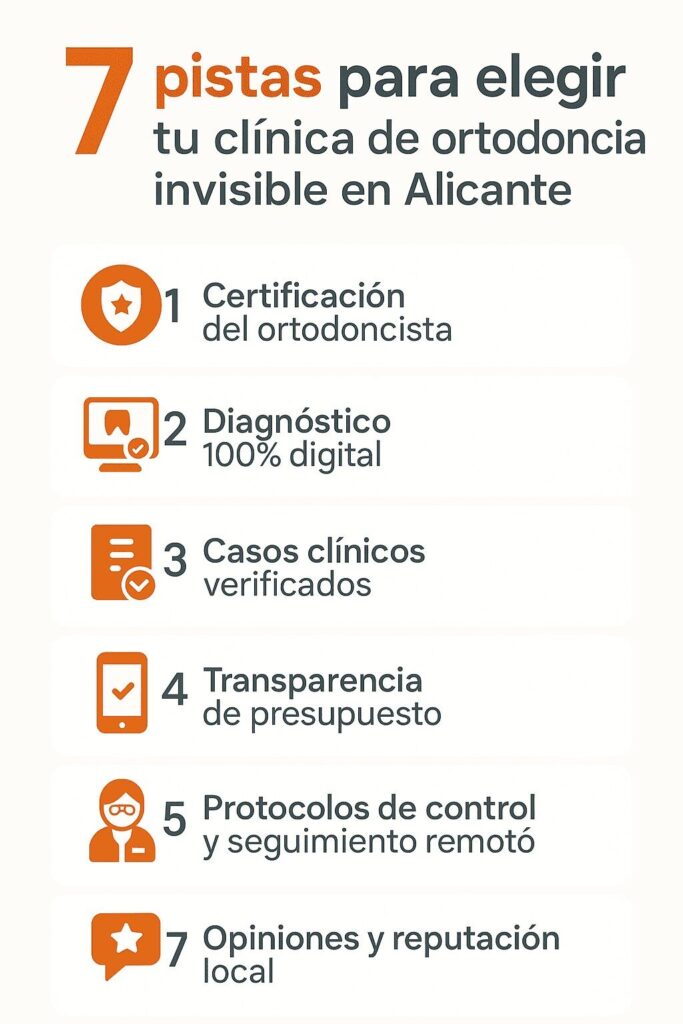 Ortodoncia invisible en Alicante